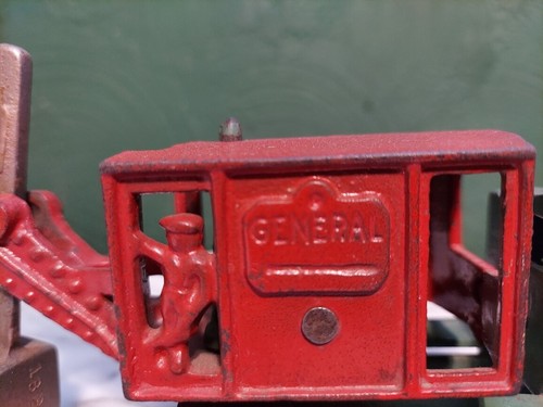 Vintage Hubley Cast Iron Mack General Steam Shovel - Picture 3 of 7