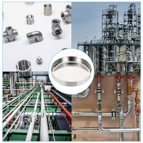 159mm OD Pipe End Cap,1Pcs 304 Stainless Steel End Cap Flat Tube Cap Polished - Bild 5 von 5