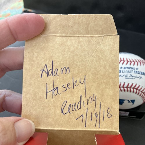 ADAM HASELEY SIGNED MLB BASEBALL - Picture 5 of 5