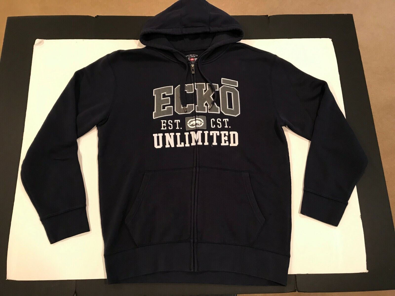 Ecko Unlimited Men's Hooded Zip Sweatshirt Large … - image 3