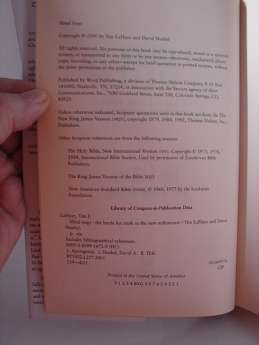 Mind Siege: The Battle for the Truth - Paperback By Noebel, David H97 - Picture 7 of 8
