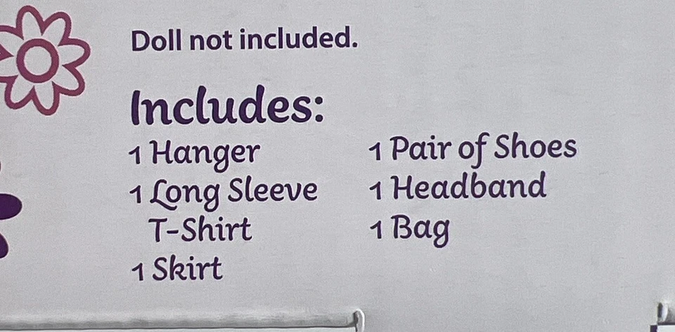 My Life As Care Bears Set de Moda para Muñeca de 18" 6 Piezas NUEVO Foto 3 de 3