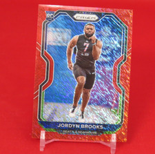 Jordyn Brooks RED SHIMMER FOTL Prizm /35 RC Rookie 2020 Panini Prizm Football
