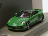 Minichamps Porsche 911 Turbo, 2020, GrüN - 870 069070 - 1:87