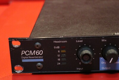 USED Lexicon PCM 60 Digital Reverberator Reverb Rack Module U1943