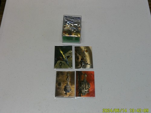 John Berkey BS 1-90, w/cklst, Metallic MS1-5, FPG 1994 - Picture 2 of 2