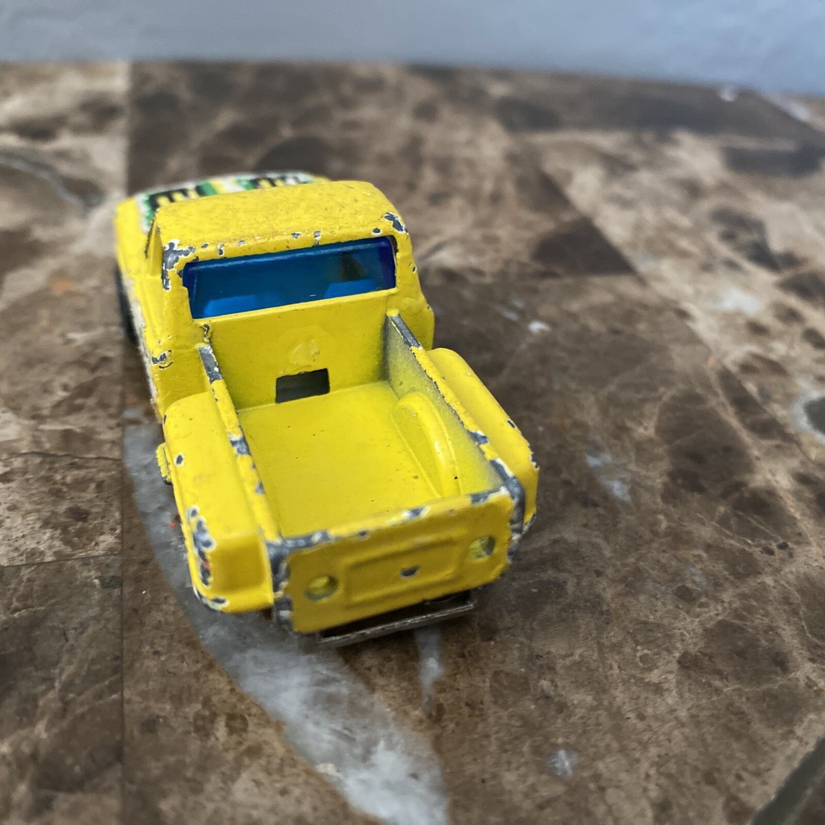Vintage Zylmex Chevy Stepside Pickup Truck Yellow P338 Hong