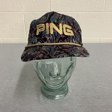 Ping Golf Rope Strap Back Hat Paisley Made in the USA