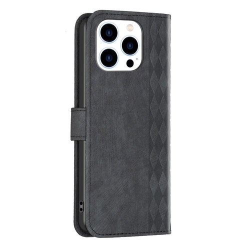 Flip Grid Leather Card Wallet Phone Case For iPhone 14 13 12 11 Pro XR XS 8 7 SE - Picture 44 of 62
