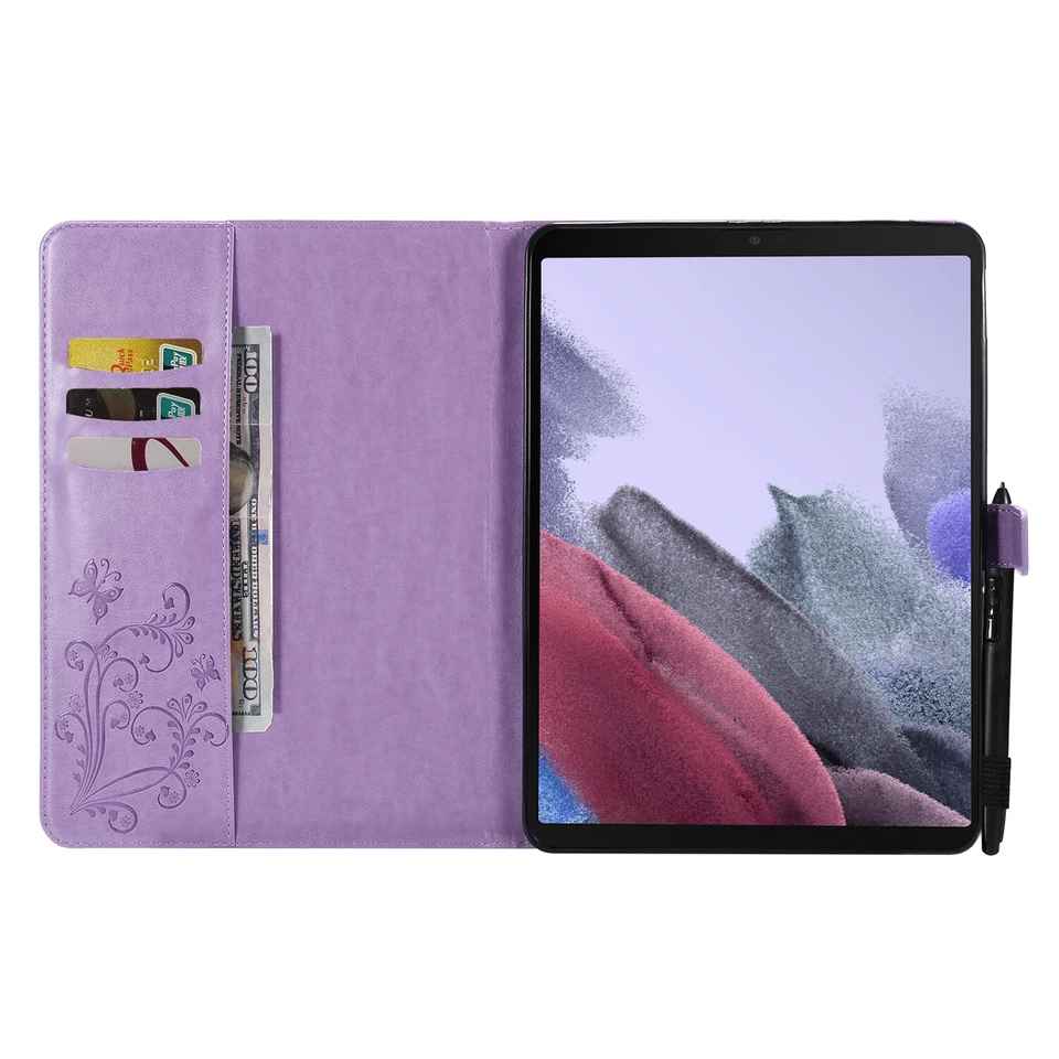 Funda con soporte abatible Butterfly Lesther para Samsung Galaxy Tab A7 Lite 8.7" T220 T225 Foto 3 de 4