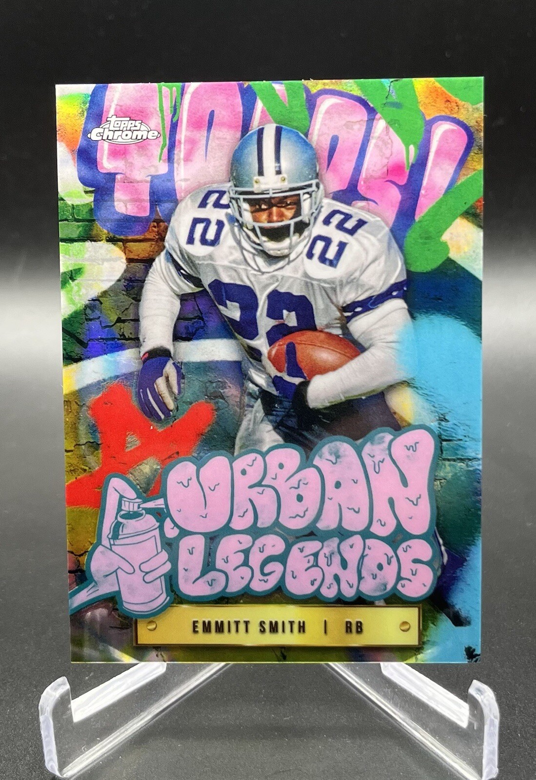 2024 Topps Chrome Urban Legends Emmitt Smith- Cowboys, Case Hit #UL-4 🔥🔥🔥