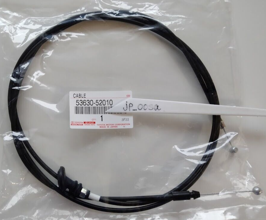Toyota Genuine OEM Hood Lock Control Cable Assembly Echo NCP12