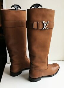 louis vuitton over knee boots