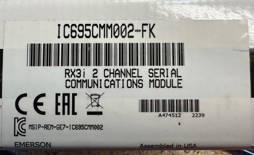 Module De Communication GE Fanuc Emerson RX3I IC695CMM002 - Neuf En Boîte Scellée - Pour Automation Industrielle