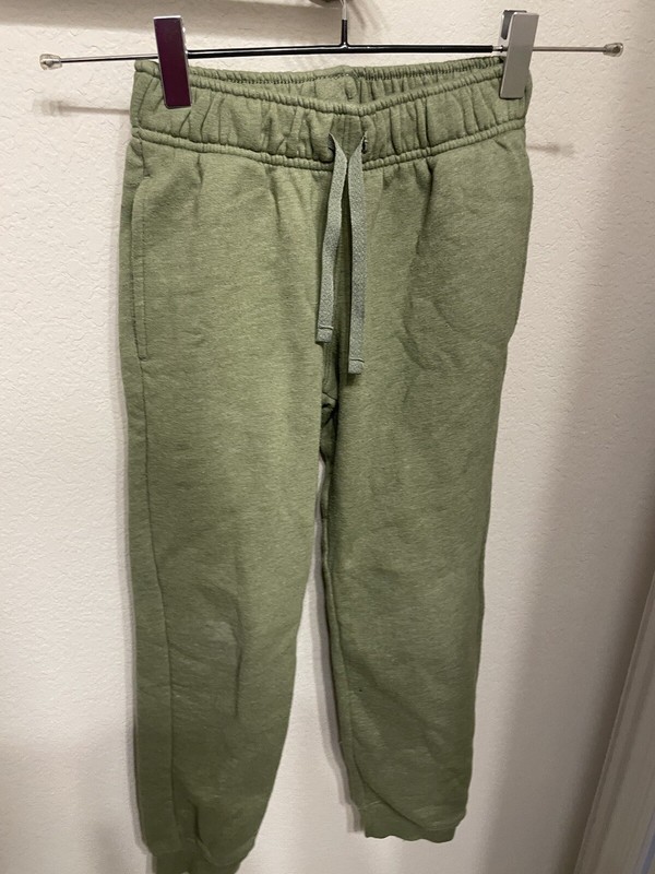 Cat & Jack Kids Jogger Drawstring Sweatpants Green, Medium 