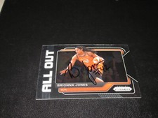 BRIONNA JONES SIGNED AUTOGRAPHED 2023 WNBA PANINI PRIZM ALL OUT INSERT CARD # 4