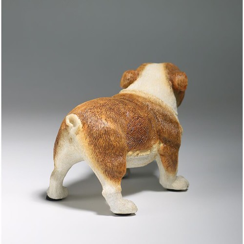 Englische Bulldogge Figur Welpen Hund Skulptur Ornamente Schlafzimmer Deko Tiere - Bild 6 von 13
