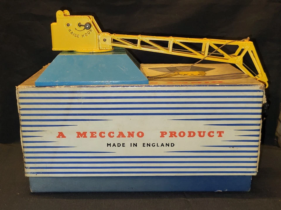 Vintage Ancien Fonte 973 Marchandises Verges Grue Dinky Supertoys Angleterre - Photo 2/4