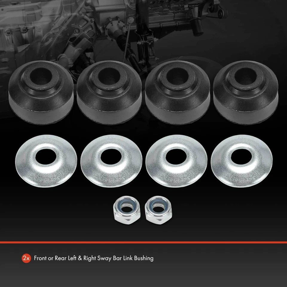 2 conjuntos de bucha de ligação de barra oscilante frontal/traseira para VOLVO 242 1975-1984 244 245 262 760 - Imagem 3 de 4