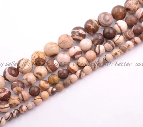 Wholesale Lot Natural Gemstone Round Spacer Loose Beads 4MM 6MM 8MM 10MM 12MM - Picture 92 of 104