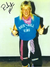 m2911  Ricky Morton signed wrestling Photo w/COA **Bonus** Rock n Roll Express
