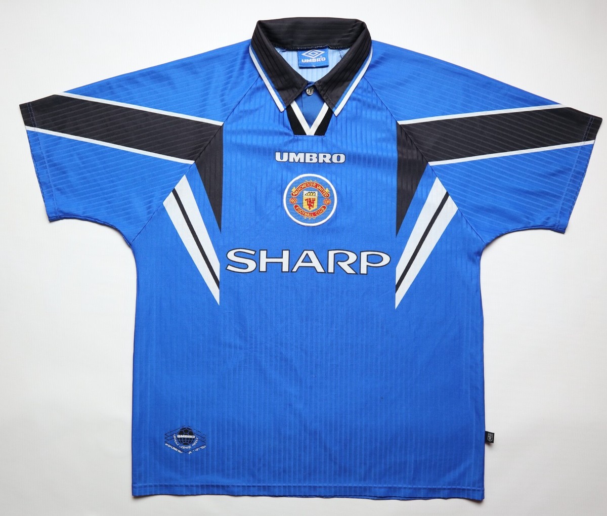 MANCHESTER UNITED 1996/1997 THIRD 3rd FOOTBALL SHIRT SOCCER JERSEY
