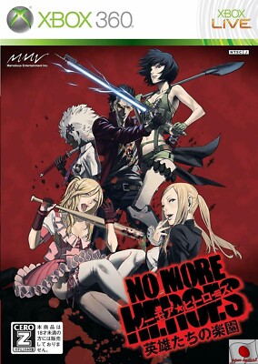 No More Heroes Heroes of Paradise 360 Marvelous Microsoft Xbox 360 From Japan