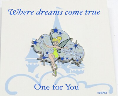 Disney Walt Disney World, Tinkerbell Blue Stars. Pixie Dust Pin.