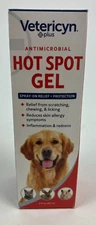 Vetericyn Plus Hot Spot Antimicrobial Gel for Dogs, Cats, All pets 3 oz 05-06/26