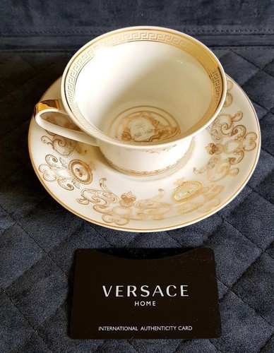 173€ *** VERSACE ROSENTHAL Medusa Gala Teetasse 2-tlg Paire tasse 4 basse (NEUF) - Imagen 3 de 5