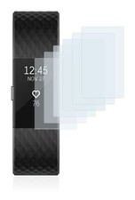6x Transparent ULTRA Clear Screen Protector for Fitbit Charge 2