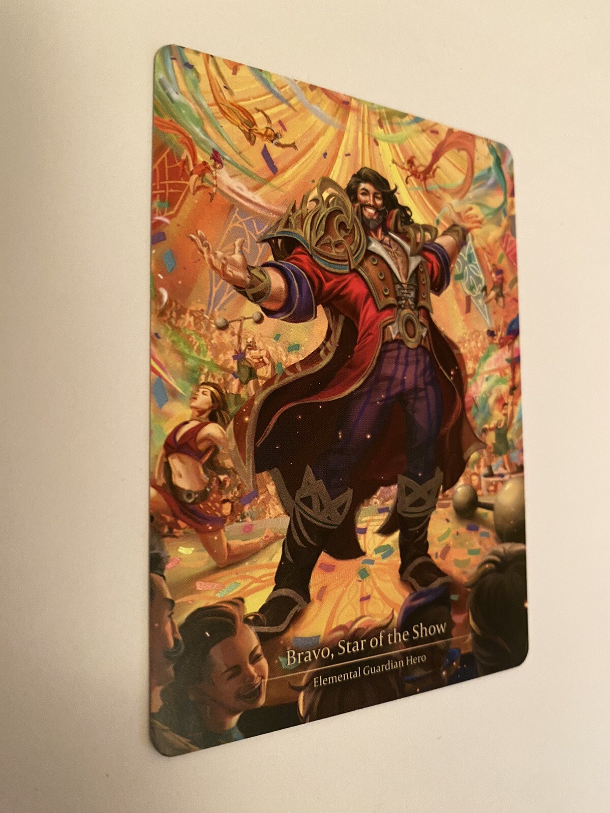 Bravo, Star of the Show Cold Foil - Flesh and Blood Everfest 1st Edition