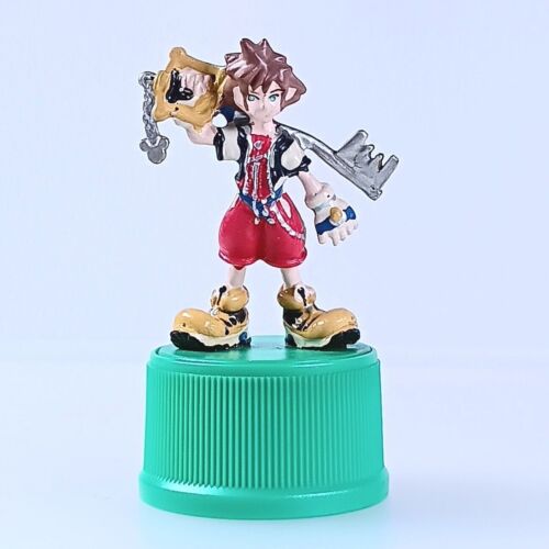 Sora Kingdom Hearts × Mitsuya Cider Bottle Cap Figure Japanese From Japan F/S - Picture 1 of 6