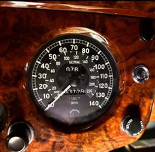 Tacho Aufkleber passend für Jaguar XK 140 MPH zu KMH Tachometer gauge sticker
