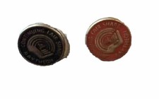 Vintage RAYTHEON United Way Continuing Fair Share Employee Lapel Pins Set Of 2