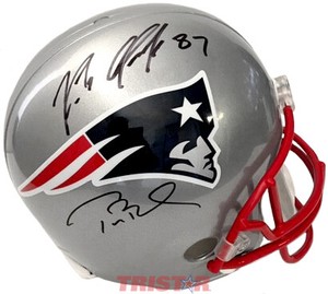 gronk signed helmet