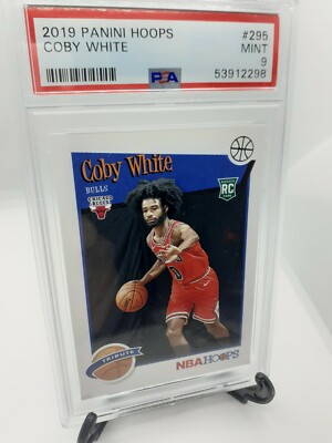 Coby White RC 2019-20 Panini Hoops Chicago Bulls NBA Basketball  