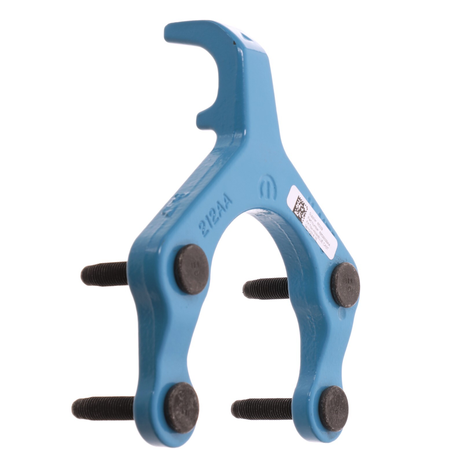 Gancho de remolque delantero azul para Jeep Wrangler 2018-2024 (P/N 68599399AA)