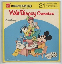 Walt Disney Characters Large 8x8 View-Master Packet NB-523-E English Sealed Mint