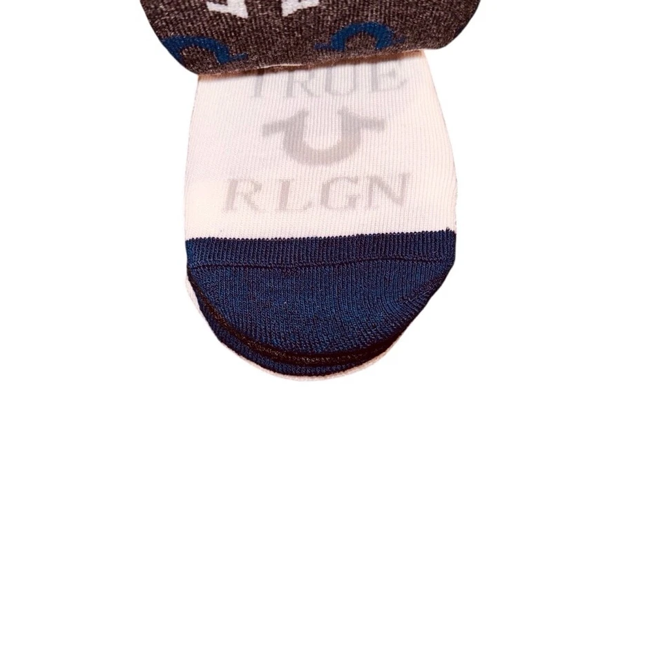 Calcetines True Religion para hombre pk now show forro azul blanco talla 8-12,5 Foto 4 de 4