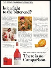 1972 Campari aperitif bottle soldier photo vintage print ad