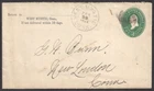 WEST MYSTIC, CT ~COVER with Letter re Mail Delivery, Answered by Postmaster 1894