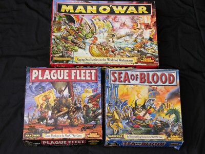 GAMES WORKSHOP MAN-O-WAR, CORE GAME & EXPANSIONS, MULTI-LISTING