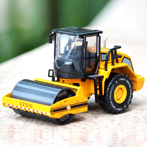 Straßenwalze Spielzeug Baufahrzeug Automodell Maßstab 1:50 Die-cast fur Kinder - Bild 3 von 18