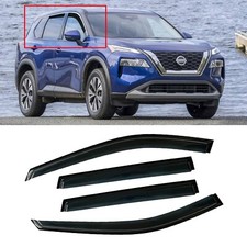 Window Visor for 2021-2025 Nissan Rogue S SV SL Platinum, Out-Channel Rain Gu...