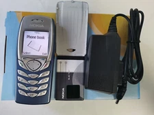 Original Nokia 6100 - Light blue (Unlocked) 2G Smartphone