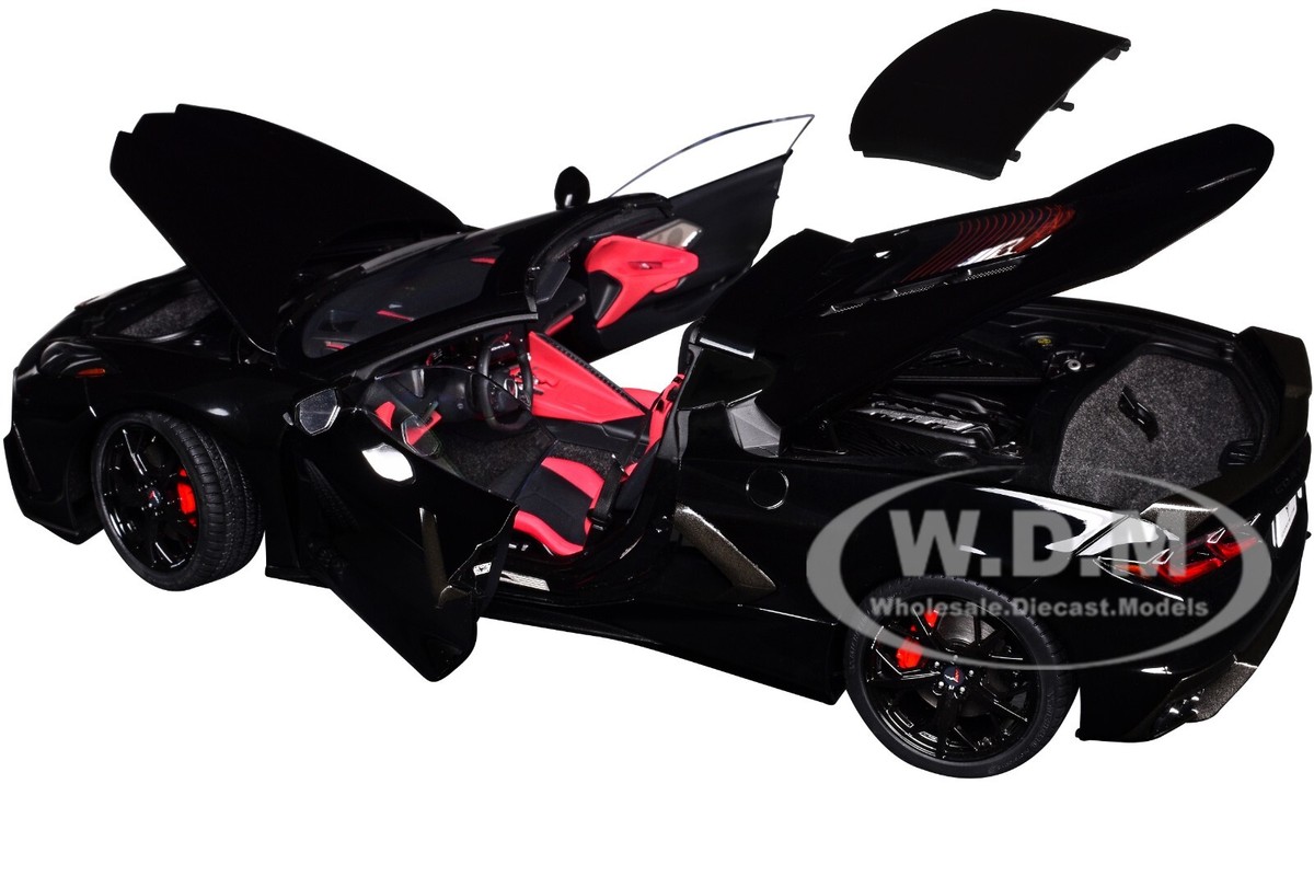 2020 CHEVROLET CORVETTE C8 STINGRAY BLACK 1/18 MODEL CAR BY