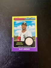 2024 Topps Heritage Baseball CCR-EJ Eloy Jimenez Clubhouse Collection Relics