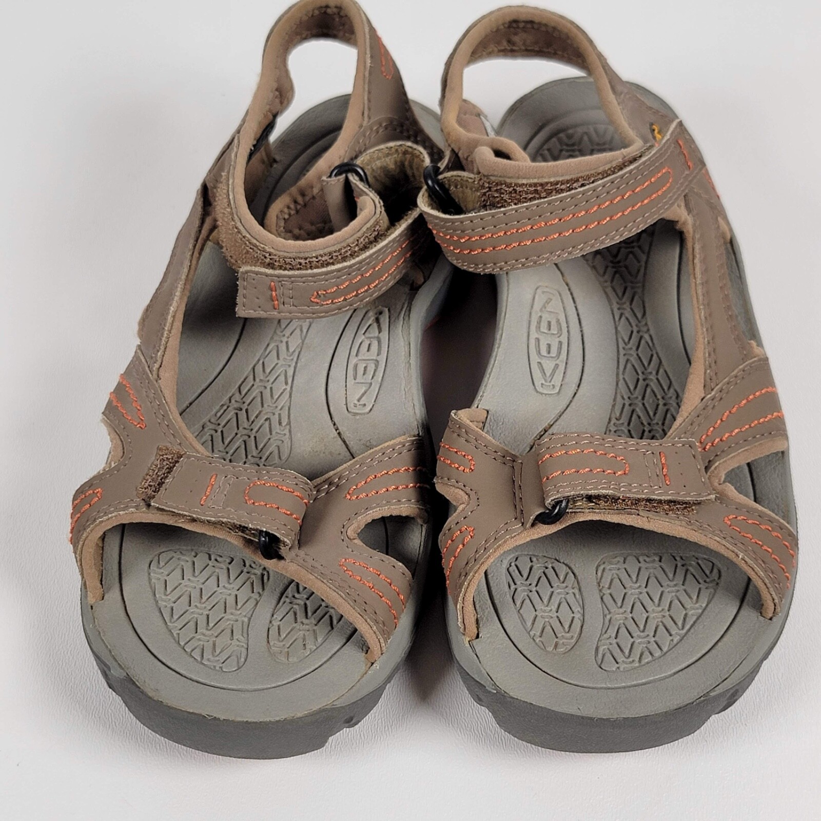 Sandali sportivi da trail Keen da bambino taglia US 3 35 beige arancioni