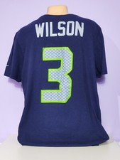 Seattle Seahawks NFL American football tee t-shirt WILSON Large Nike
